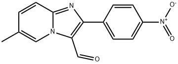 6-METHYL-2-(4-NITRO-PHENYL)-IMIDAZO[1,2-A]-PYRIDINE-3-CARBALDEHYDE 结构式