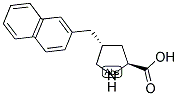 (2S,4R)-GAMMA-(2-NAPHTHYLMETHYL)-PROLINE 结构式