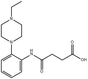 N-[2-(4-ETHYL-PIPERAZIN-1-YL)-PHENYL]-SUCCINAMIC ACID 结构式