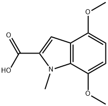4,7-DIMETHOXY-1-METHYL-1H-INDOLE-2-CARBOXYLIC ACID 结构式