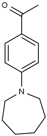 1-(4-Azepan-1-ylphenyl)ethanone 结构式