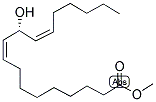 11(R)-羟基-9(Z),12(Z)-十八烯酸甲酯 结构式