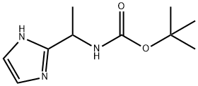 [1-(1H-IMIDAZOL-2-YL)-ETHYL]-CARBAMIC ACID TERT-BUTYL ESTER 结构式