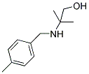 2-METHYL-2-((4-METHYLBENZYL)AMINO)PROPAN-1-OL 结构式