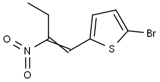 2-Bromo-5-(2-nitro-1-butenyl)thiophene 结构式