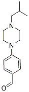 4-(4-ISOBUTYLPIPERAZIN-1-YL)BENZALDEHYDE 结构式