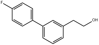 3-(4-氟苯基)苯乙醇 结构式