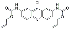 2,7-BIS(ALLOXYCARBONYLAMINO)-9-CHLOROACRIDINE 结构式