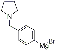 (4-(1-PYRROLIDINYLMETHYL)PHENYL)MAGNESIUM BROMIDE 结构式