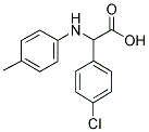 (4-CHLORO-PHENYL)-P-TOLYLAMINO-ACETIC ACID 结构式