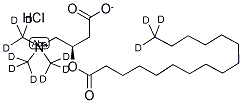 HEXADECANOYL (16,16,16-D3)-(N-METHYL-D3)-L-CARNITINE HCL 结构式