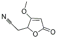 (3-METHOXY-5-OXO-2,5-DIHYDRO-2-FURANYL)ACETONITRILE 结构式