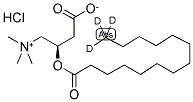 氘代肉豆蔻酰(14,14,14-D3)-L-盐酸肉碱 结构式