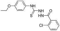 2-(2-CHLOROBENZOYL)-N-(4-ETHOXYPHENYL)HYDRAZINECARBOTHIOAMIDE 结构式