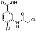 4-CHLORO-3-[(CHLOROACETYL)AMINO]BENZOIC ACID 结构式