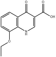 8-ETHOXY-4-OXO-1,4-DIHYDRO-QUINOLINE-3-CARBOXYLIC ACID 结构式