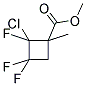 2-CHLORO-2,3,3-TRIFLUORO-1-METHYL-CYCLOBUTANECARBOXYLIC ACID METHYL ESTER 结构式