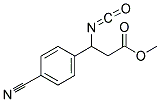 METHYL-3-ISOCYANATO-3-(4-CYANOPHENYL) PROPIONATE 结构式