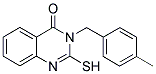 2-MERCAPTO-3-(4-METHYL-BENZYL)-3H-QUINAZOLIN-4-ONE 结构式