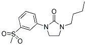 1-BUTYL-3-[3-(METHYLSULFONYL)PHENYL]IMIDAZOLIDIN-2-ONE 结构式