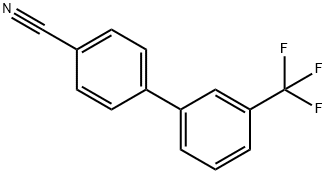 3'-(TRIFLUOROMETHYL)[1,1'-BIPHENYL]-4-CARBONITRILE 结构式