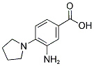 3-AMINO-4-PYRROLIDIN-1-YL-BENZOIC ACID 结构式