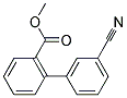 METHYL 3'-CYANO[1,1'-BIPHENYL]-2-CARBOXYLATE 结构式