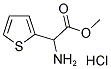 DL-Α-氨基噻吩-2-醋酸甲酯盐酸盐 结构式