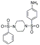 4-([4-(PHENYLSULFONYL)PIPERAZIN-1-YL]SULFONYL)ANILINE 结构式