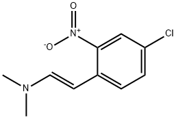 (E)-2-(4-CHLORO-2-NITROPHENYL)-N,N-DIMETHYL-1-ETHENAMINE 结构式