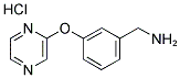 3-(PYRAZIN-2-YLOXY)BENZYLAMINE HYDROCHLORIDE 结构式