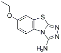 7-Ethoxy[1,2,4]triazolo[3,4-b][1,3]benzothiazol-3-amine 结构式