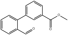 2'-甲酰基[1,1'-联苯]-3-羧酸甲酯 结构式