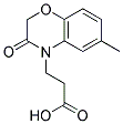 3-(2,3-DIHYDRO-6-METHYL-3-OXOBENZO[B][1,4]OXAZIN-4-YL)PROPANOIC ACID 结构式