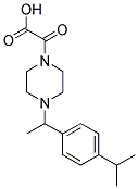 (4-[1-(4-ISOPROPYLPHENYL)ETHYL]PIPERAZIN-1-YL)(OXO)ACETIC ACID 结构式