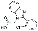 [2-(2-CHLOROPHENYL)-1H-BENZIMIDAZOL-1-YL]ACETIC ACID 结构式