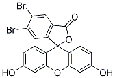 5,6-DIBROMO-2',3'-DIHYDRO-3H-SPIRO[9-METHYL-9H-XANTHENE-3,6-DIOL]-3-ONE 结构式