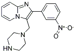 2-(3-NITRO-PHENYL)-3-PIPERAZIN-1-YLMETHYL-IMIDAZO-[1,2-A]PYRIDINE 结构式