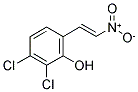 (3,4-DICHLORO-2-HYDROXYPHENYL)-2-NITROETHENE 结构式