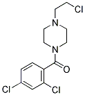 [4-(2-CHLORO-ETHYL)-PIPERAZIN-1-YL]-(2,4-DICHLOROPHENYL)-METHANONE 结构式