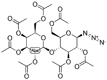 HEPTA-O-ACETYL-Β-LACTOSYL AZIDE 结构式