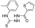 4-(2-METHYLPHENYL)-1-(THIOPHENE-2-CARBONYL)THIOSEMICARBAZIDE 结构式