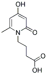 4-(4-HYDROXY-6-METHYL-2-OXO-2H-PYRIDIN-1-YL)-BUTYRIC ACID 结构式