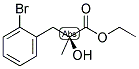 ETHYL (S)-2-HYDROXY-2-METHYL(2-BROMOBENZENE)PROPANOATE 结构式