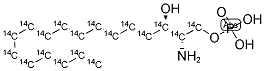 SPHINGOSINE, D-ERYTHRO-1-PHOSPHATE, [14C] 结构式
