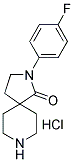 2-(4-FLUOROPHENYL)-2,8-DIAZASPIRO[4.5]DECAN-1-ONE HYDROCHLORIDE 结构式