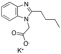 POTASSIUM (2-BUTYL-1H-BENZIMIDAZOL-1-YL)ACETATE 结构式