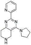 2-PYRIDIN-2-YL-4-PYRROLIDIN-1-YL-5,6,7,8-TETRAHYDROPYRIDO[4,3-D]PYRIMIDINE 结构式