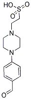 2-[4-(4-FORMYLPHENYL)PIPERAZIN-1-YL]ETHANESULFONIC ACID 结构式