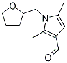 2,5-DIMETHYL-1-(TETRAHYDRO-FURAN-2-YLMETHYL)-1H-PYRROLE-3-CARBALDEHYDE 结构式